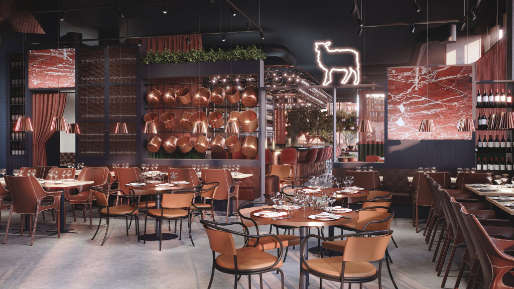 Scandic Kødbyen, Copenhagen, Restaurant Grill & Grapes